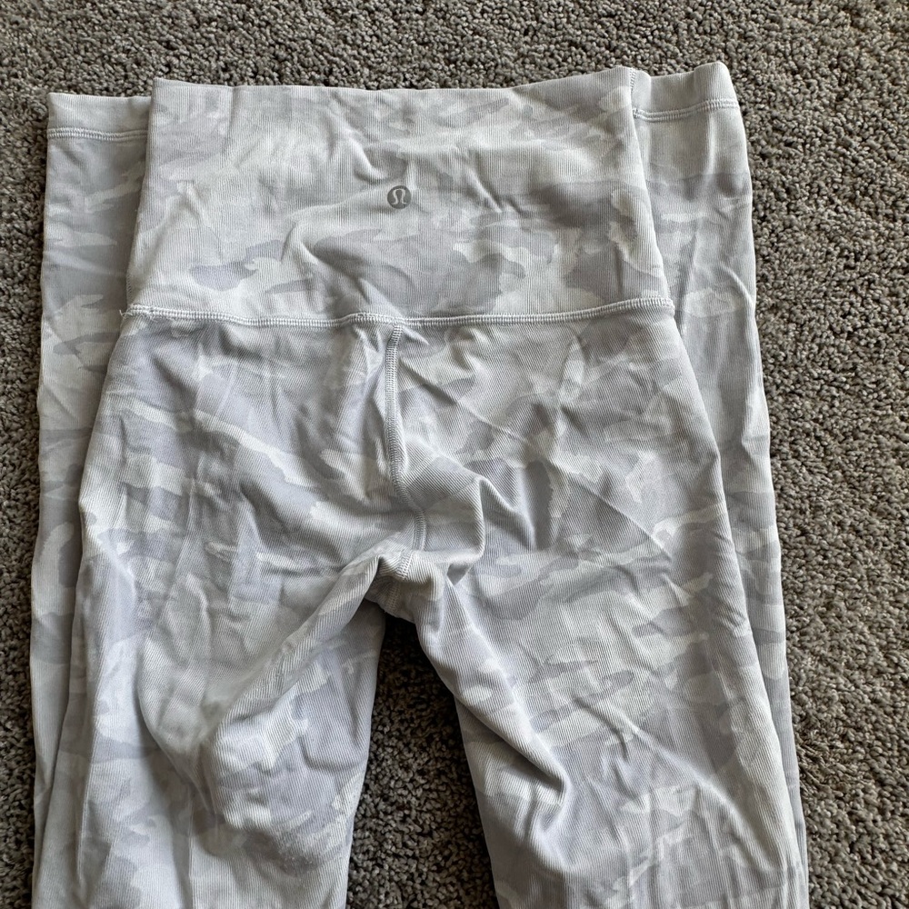Lululemon Wunder Under Camo Leggings